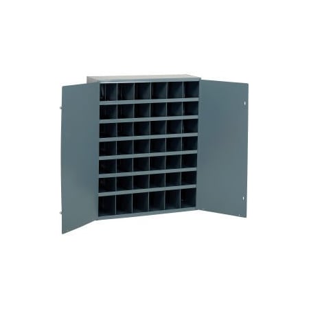 Durham Mfg Durham Steel Storage Parts Bin Cabinet 360-95 With Doors - 42 Compartments 252044